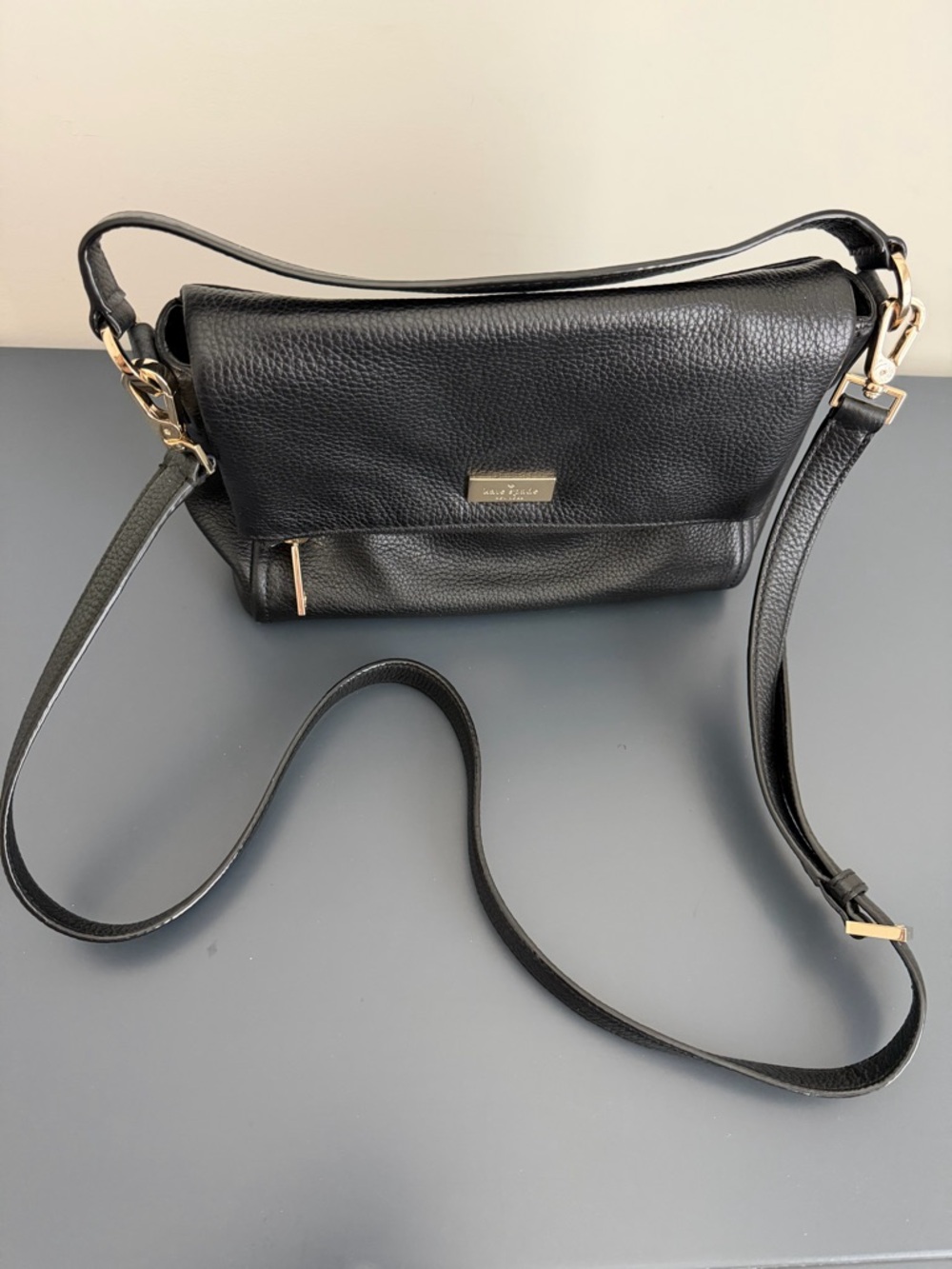 Kate Spade Black Leather Shoulder Bag - Picture 2 of 3